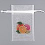 Organza Gift Pouches with Multicolored Logo