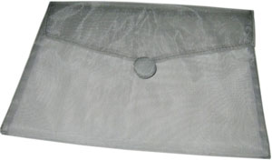 Custom Size Organza Envelope Bags Silver