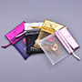 Organza Jewelry Pouch with Metallic Top and Logo