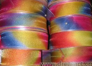 Rainbow Organza Ribbon