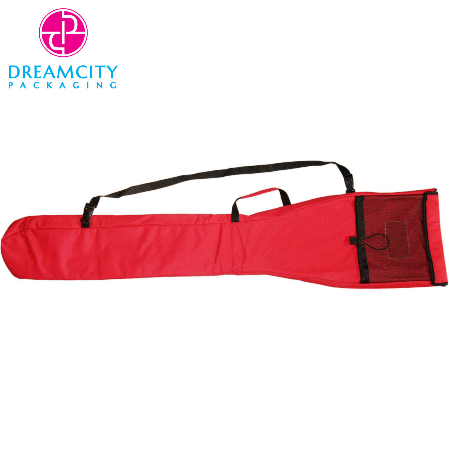 Solid Color Paddle Bag with Adjustable Strap