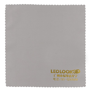 Chiffon de nettoyage et polissage pour verre et bijoux en microfibre ultra fine avec logo doré