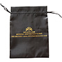 Extra Large Satin Hair Bags with Custom Hot-stamped Foil Logo