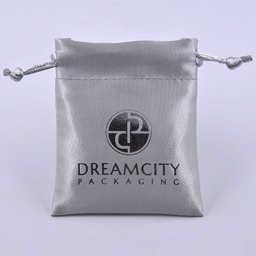 Dustproof Satin Shoe Bag Wig Packaging Bag with Custom Logo