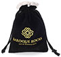 Personalized Satin Lined Velvet Jewelry Bags with Hot-stamping