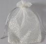 Decorative Organza Bags for Wedding Favors Snowy Ivory