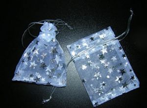 custom printed organza bolsas