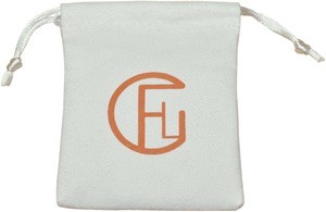 Bolsas de gamuza suave con cordón y logotipo personalizado