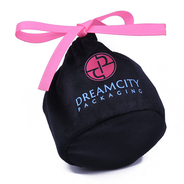 Super Soft Silk Velvet Pouch for Perfume Bottle with Round Bottom