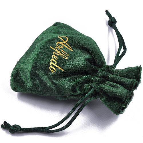 Supersoft Silk Velvet Jewelry Pouch with Custom Logo