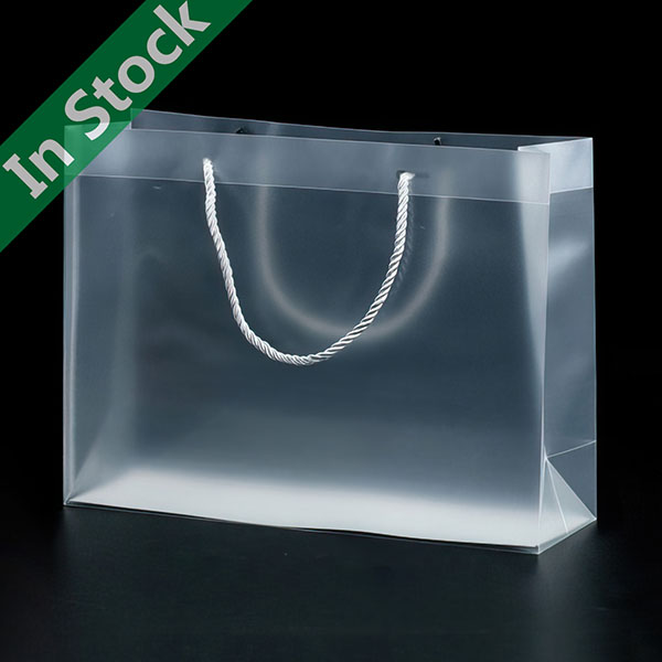 Translucent PP Carry Gift Bags with Rope Handle Wholesale