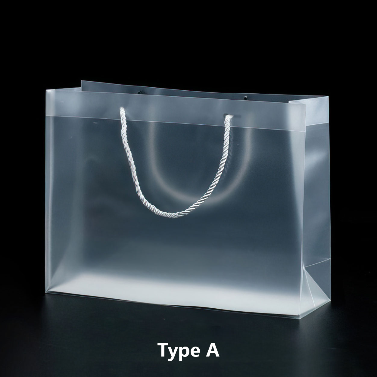 Translucent PP Carry Gift Bags with Rope Handle Wholesale, Type A
