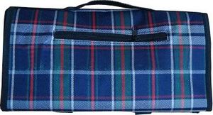 Foldable Trolley Shopping Bags for Travel and Vegetable, Tartan