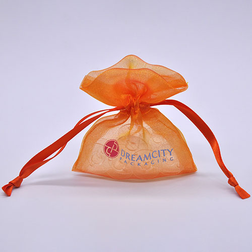 Two Tone Organza Gift Pouch with Custom Logo