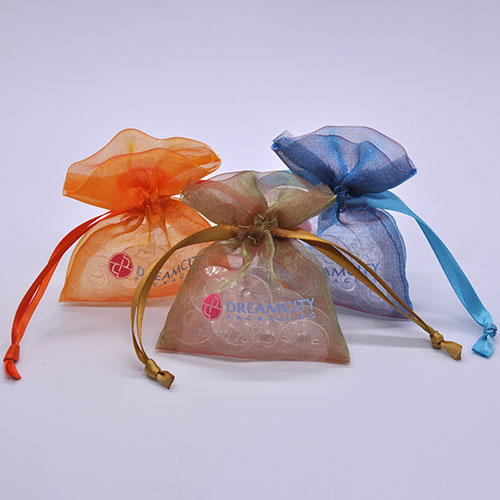 Two Tone Organza Gift Pouch with Custom Logo