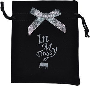 Velvet Drawstring Bag with Bow and Personalized Logo