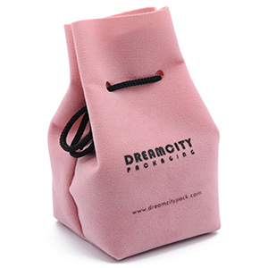 Bolsas de terciopelo personalizadas para joyería y regalo con fondo cuadrado