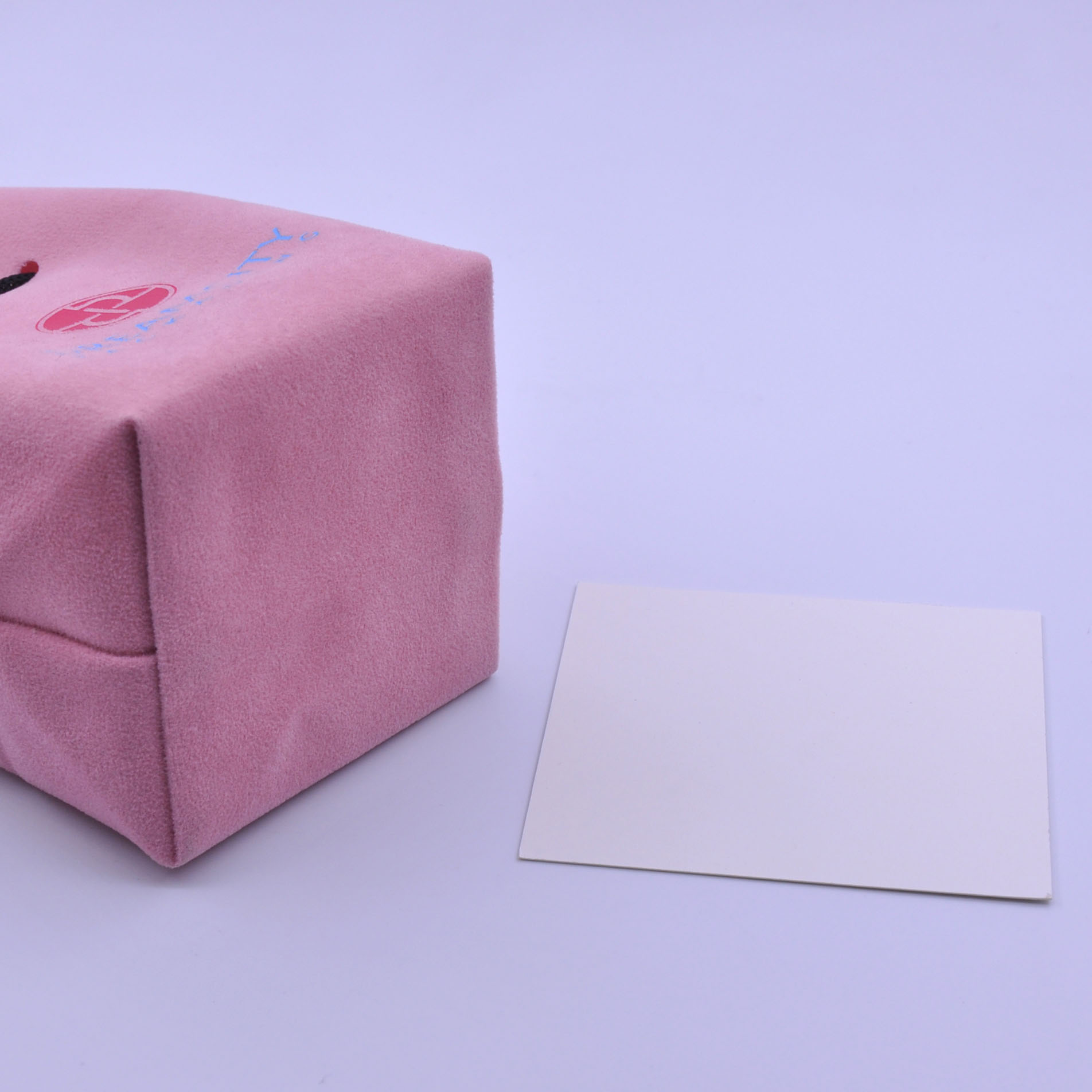 Sacos de veludo personalizados para jóias com fundo quadrado e cordão