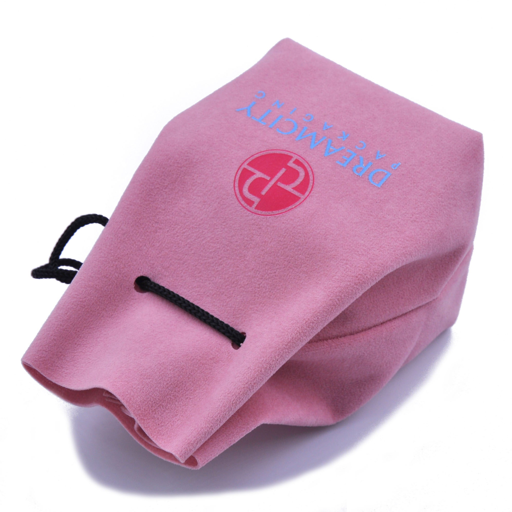 Bolsas de veludo personalizadas para joias e presentes com fundo quadrado