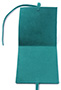 Bolsa de terciopelo para joyería sobre con cinta y logotipo impreso personalizado