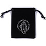 Bolsas para joyería de terciopelo personalizadas con logotipo de lámina de plata