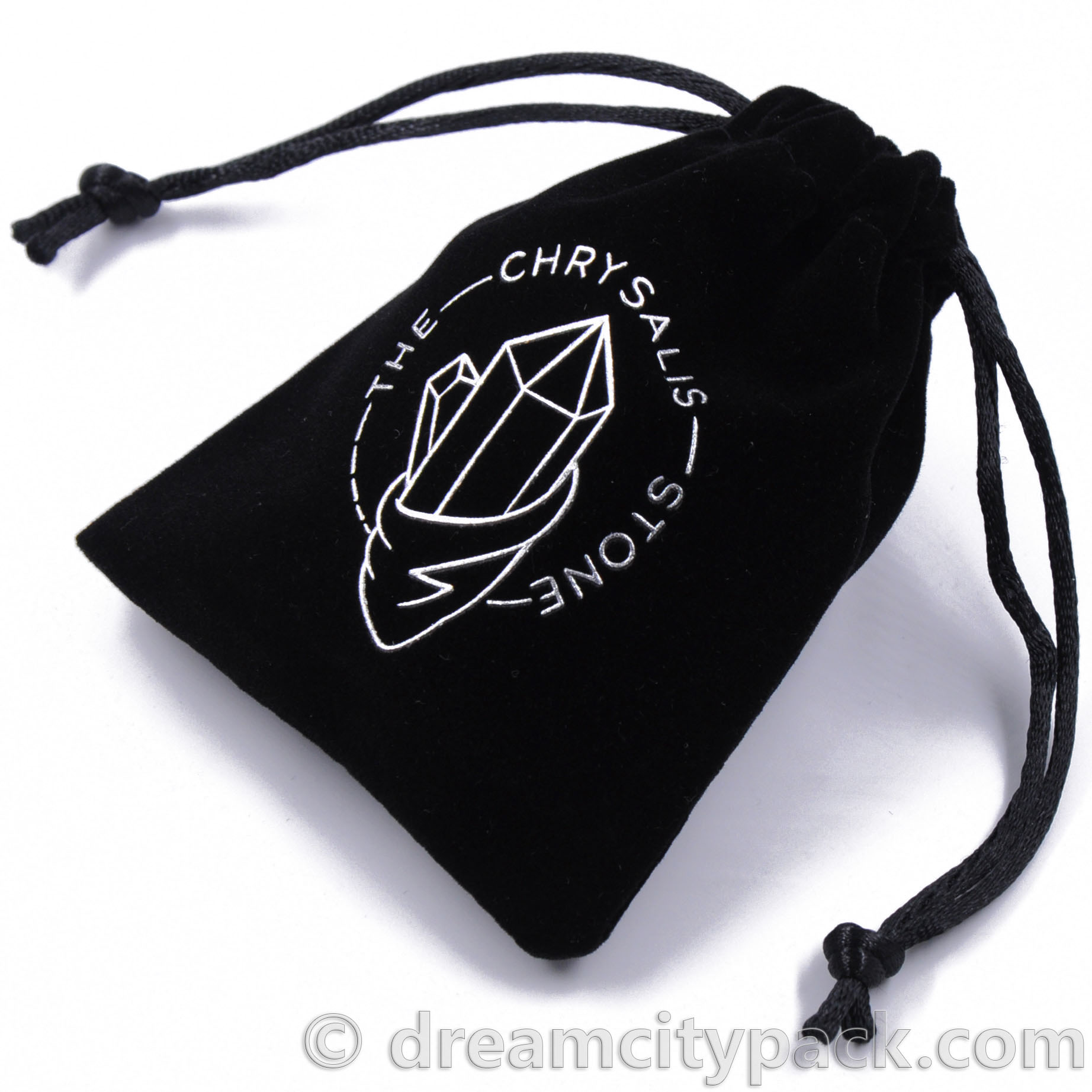 Logo Foil Stamped Suede Jewelry Bag Wholesale From Thai Bag Factory