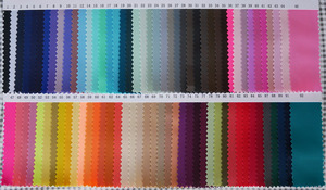 Tableau des couleurs du tissu en nylon imperméable